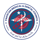 Pakistan Medical and Dental Council Certified badge representing that the dentist is certified from PMDC